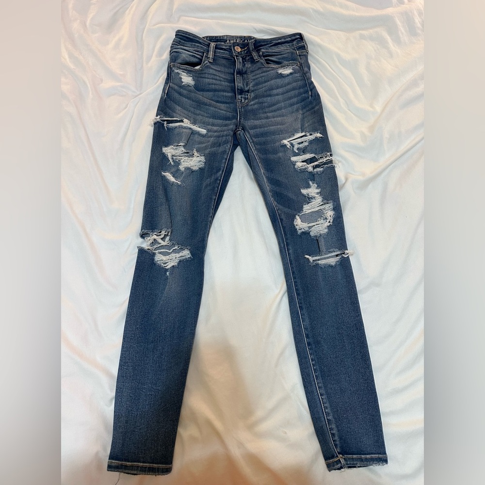 Size 6 Super High Rise American Eagle Jeggings